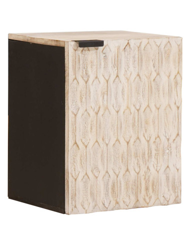 Mobile Appeso da Bagno con lo scaffale Bianco 38 x 33 x 48 cm