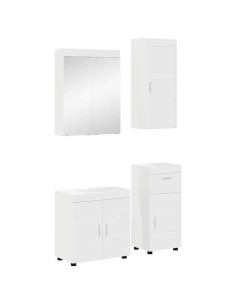 Set di mobili per il bagno TULUM Bianco Legno multistrato