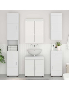 Set di mobili per il bagno TULUM Bianco Legno multistrato