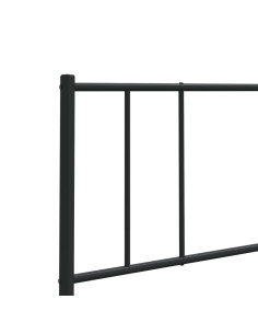 Testiera in Metallo Nero 107 cm