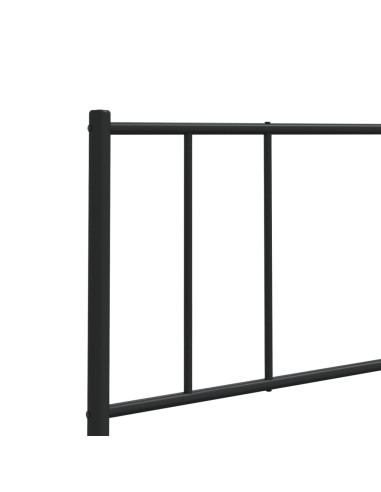 Testiera in Metallo Nero 107 cm