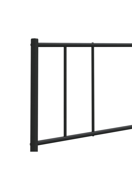 Testiera in Metallo Nero 107 cm