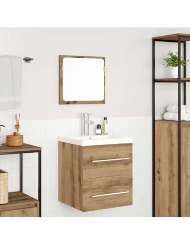Set di mobili per il bagno 2 pcs Rovere artigianale