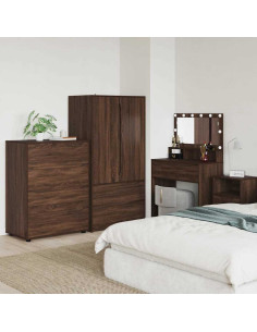 Armadi di Stoccaggio 2 pcs Rovere Marrone 80 x 48 x 105 cm