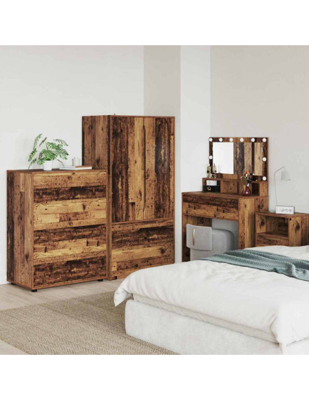 Armadi di Stoccaggio 2 pcs Legno vecchio 80 x 48 x 105 cm