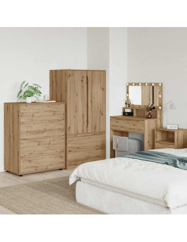 Armadi di Stoccaggio 2 pcs Rovere artigianale 80 x 48 x 105 cm