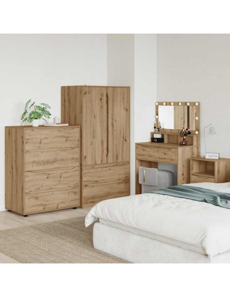 Armadi di Stoccaggio 2 pcs Rovere artigianale 80 x 48 x 105 cm