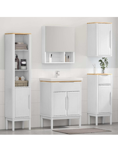 Set di mobili per il bagno con cassetto FLORO 4 pcs Bianco