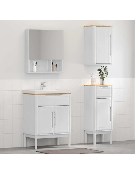 Set di mobili per il bagno con cassetto FLORO 3 pcs Bianco
