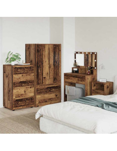 Armadi di Stoccaggio 2 pcs Legno vecchio 60 x 48 x 105 cm