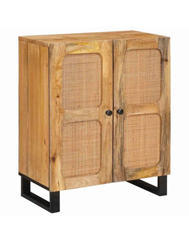 Credenza Marrone 60 x 33 x 75 cm Legno di mango massello