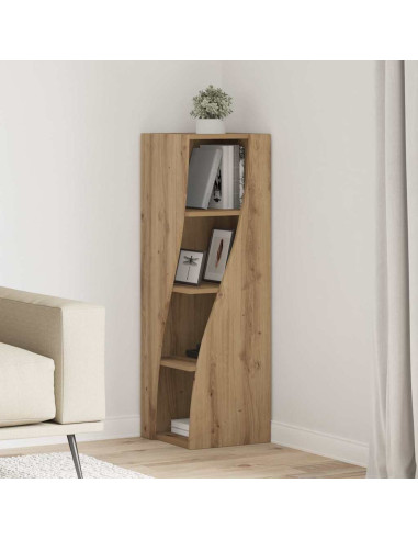 Mobile angolare Rovere artigianale 32x32x102cm