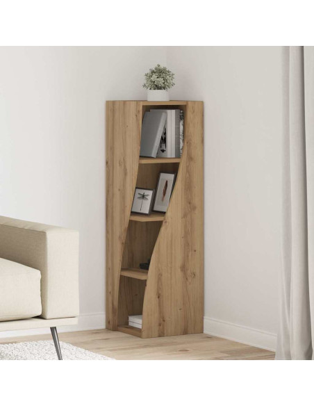 Mobile angolare Rovere artigianale 32x32x102cm