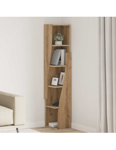 Mobile angolare Rovere artigianale 27,5x27x140cm