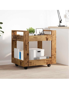 Carrello da Scrivania Legno vecchio 60 x 45 x 60 cm