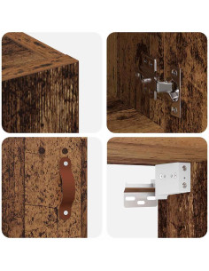 Armadietto a muro Legno antico 60 x 31 x 70 cm