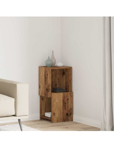 Mobile angolare Legno vecchio 30,5x30x65cm Legno multistrato