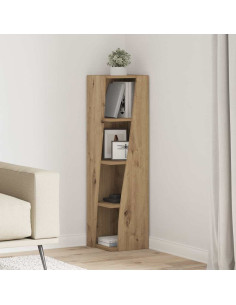 Mobile angolare Rovere artigianale 27,5x27x102cm