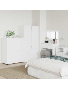 Armadi di Stoccaggio 2 pcs Bianco 80 x 48 x 105 cm