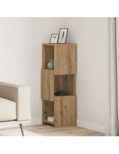 Mobile angolare Rovere artigianale 30,5x30x95cm