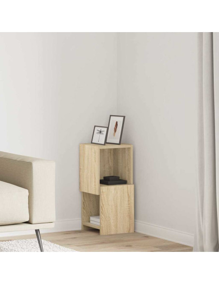 Mobile angolare Rovere Sonoma 25,5x25x55cm Legno multistrato