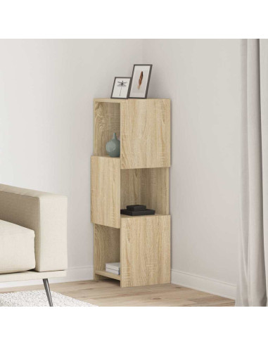 Mobile angolare Rovere Sonoma 30,5x30x95cm Legno multistrato