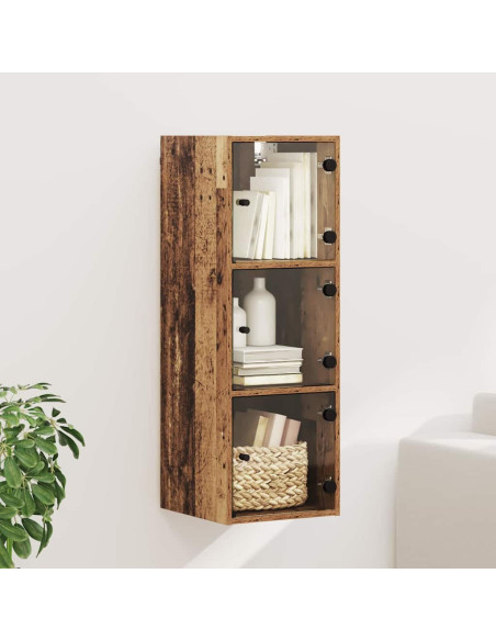 Armadietto a muro Legno vecchio 35 x 37 x 102 cm