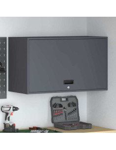 Armadio a muro per garage Antracite 90 x 40 x 53 cm
