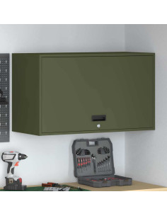 Armadio a muro per garage Oliver verde 90 x 40 x 53 cm