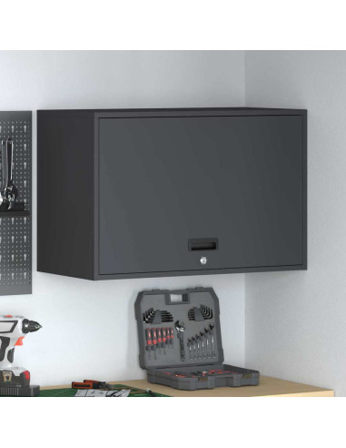 Armadio a muro per garage Antracite 80 x 40 x 53 cm