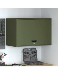 Armadio a muro per garage Oliver verde 80 x 40 x 53 cm