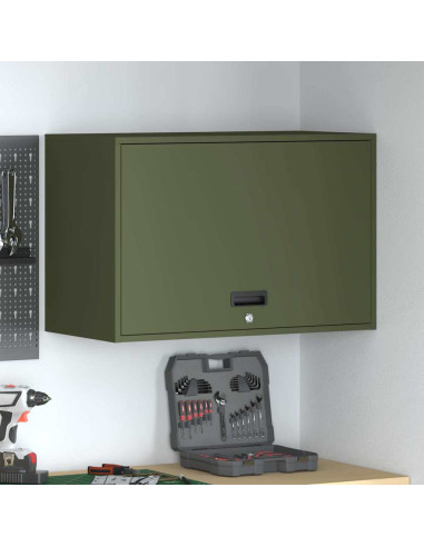 Armadio a muro per garage Oliver verde 80 x 40 x 53 cm