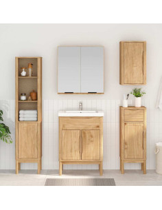 Armadio da bagno a muro FLORO Marrone cerato 35 x 30 x 60 cm