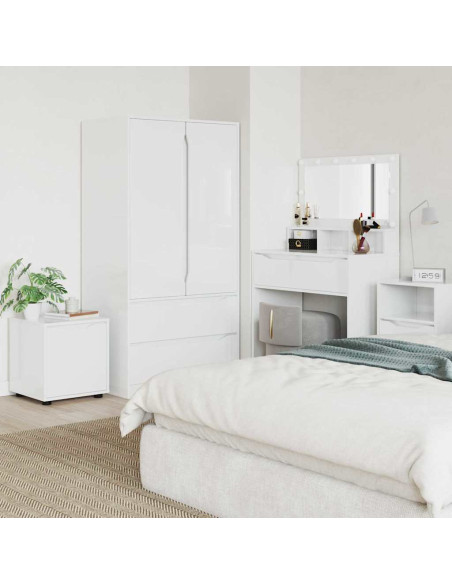 Mobile da Bagno Bianco Lucido 40,5 x 40 x 44 cm