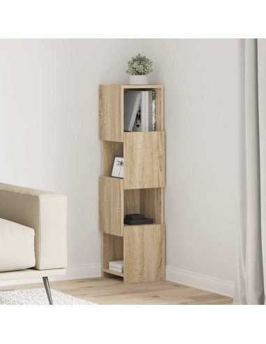 Mobile angolare Rovere Sonoma 25,5x25x102cm Legno multistrato