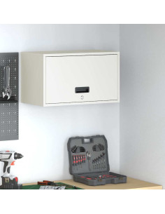Armadio a muro per garage Bianco 60 x 33 x 35 cm