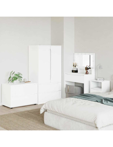 Armadio Bianco 80 x 48 x 57 cm Legno multistrato