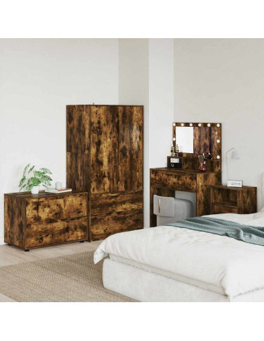 Armadio Rovere fumé 80 x 48 x 57 cm Legno multistrato