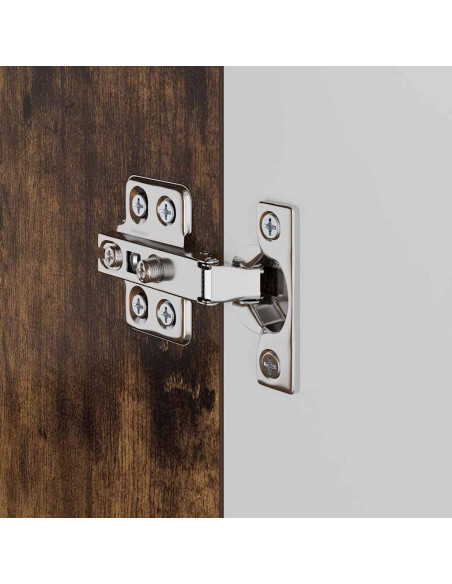 Set di Armadi da Bagno TULUM Rovere fumé 60 x 34 x 63 cm