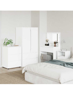 Armadio Bianco 60 x 48 x 81 cm Legno multistrato