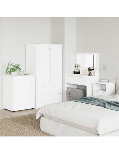 Armadio Bianco 60 x 48 x 81 cm Legno multistrato