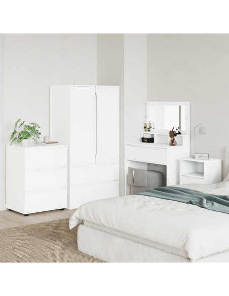 Armadio Bianco 60 x 48 x 81 cm Legno multistrato