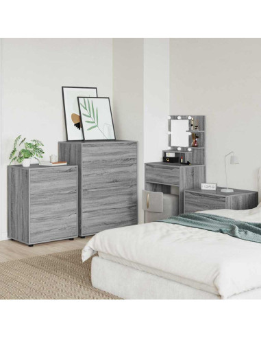 Armadio Grigio Sonoma 60 x 48 x 81 cm Legno multistrato