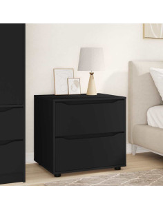 Armadio Nero 60 x 48 x 57 cm Legno multistrato