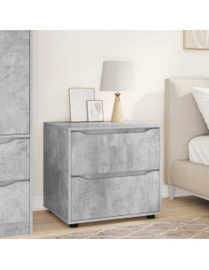 Armadio Grigio cemento 60 x 48 x 57 cm Legno multistrato