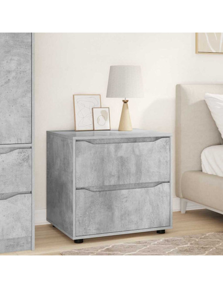 Armadio Grigio cemento 60 x 48 x 57 cm Legno multistrato