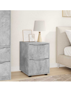 Armadio Grigio cemento 40 x 48 x 57 cm Legno multistrato