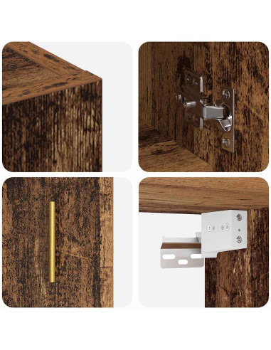 Armadietto a muro Legno vecchio 60 x 31 x 70 cm