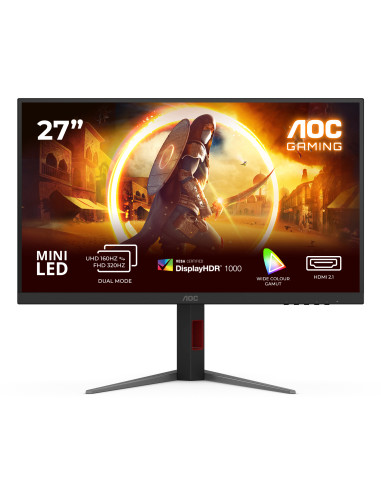 AOC G4 U27G4XM Monitor PC 68,6 cm (27") 3840 x 2160 Pixel 4K Ultra HD LED Nero, Rosso