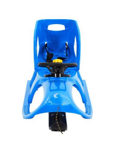 Slittino con Seduta e Volante Blu 102,5x40x23 cm Polipropilene